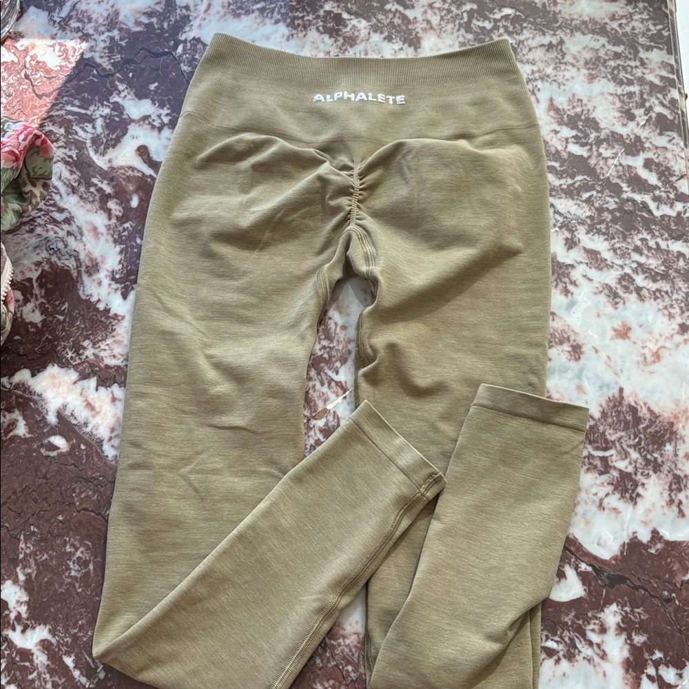 Alphalete Khaki Leggings